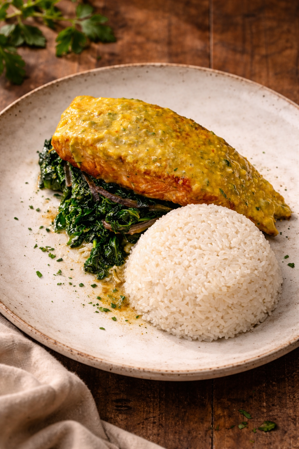 Coconut Curry Salmon